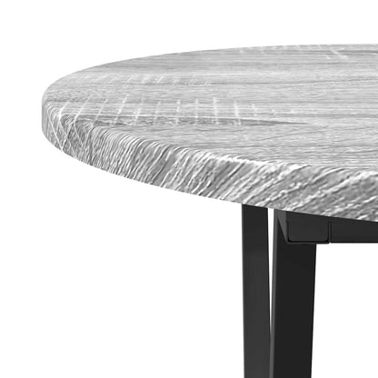 Coffee Table Grey 80 x 40 x 40.5 cm Engineered Wood and Metal