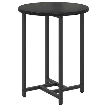 Side Table Set 2 pcs Black Oak