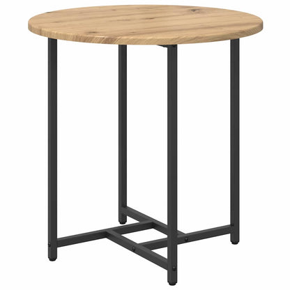 Side Table Set 2 pcs Artisan Oak and Black