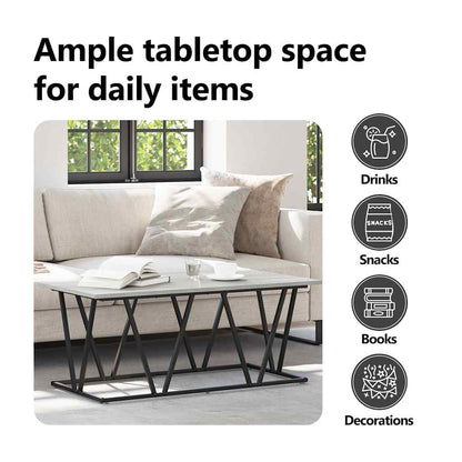 Coffee Table Sonoma Oak 100 x 50 x 40 cm
