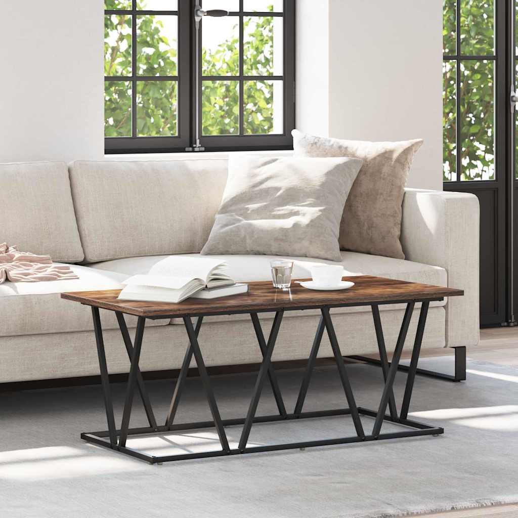 Coffee Table Smoked Oak 100 x 50 x 40 cm