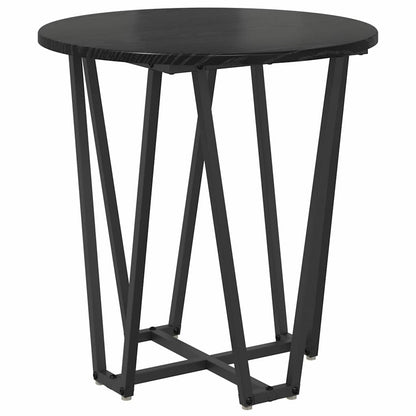 Side Table Set 2 pcs Black Oak