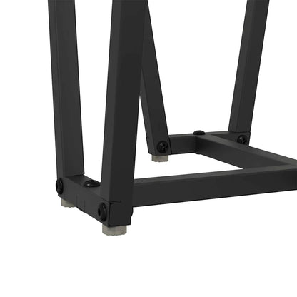 Side Table Set 2 pcs Sonoma Oak and Black