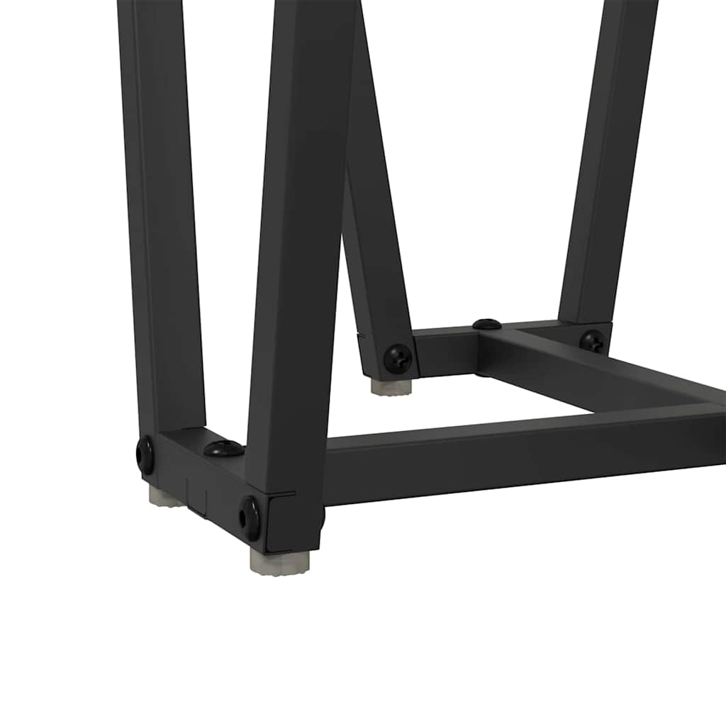 Side Table Set 2 pcs Grey Sonoma and Black