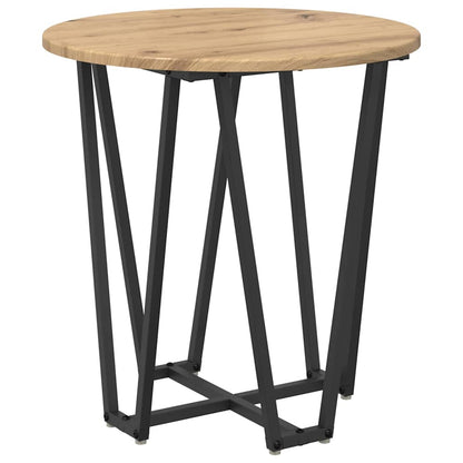 Side Table Set 2 pcs Artisan Oak and Black