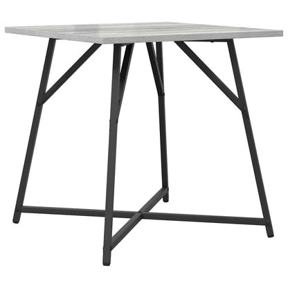 Side Table Set 2 pcs Grey Sonoma and Black