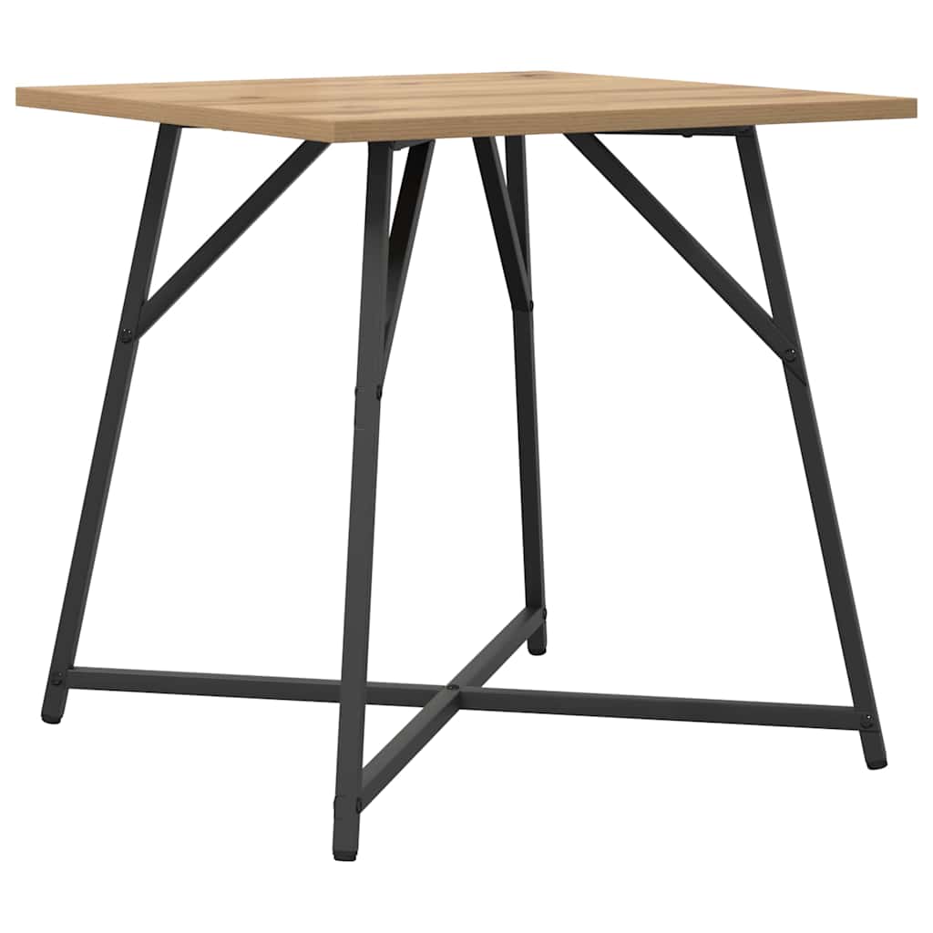 Side Table Set 2 pcs Artisan Oak and Black