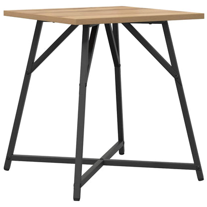 Side Table Set 2 pcs Artisan Oak and Black