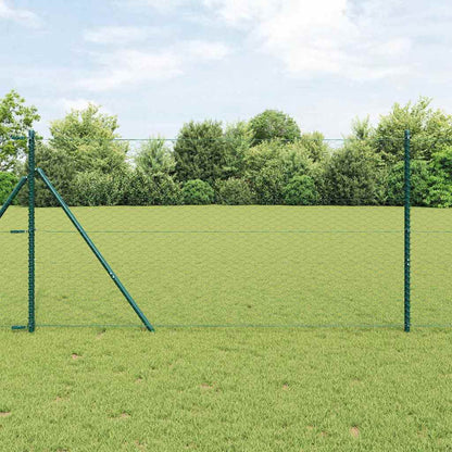 Fence Post Green 10 x 1.2 m (36 mm mesh) Steel and PVC