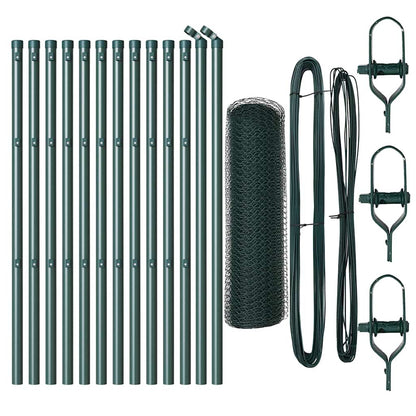 Fence Post Green 25 x 0.5 m (25 mm mesh) Steel