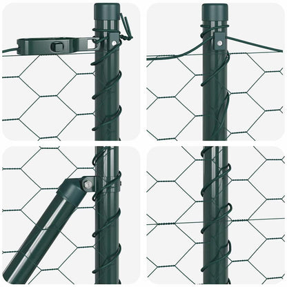 Fence Post Green 25 x 0.5 m (50 mm mesh) Steel