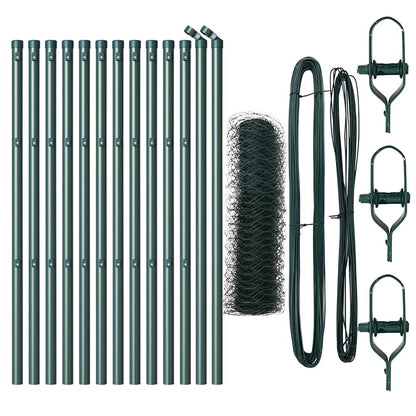 Fence Post Green 25 x 0.5 m (50 mm mesh) Steel