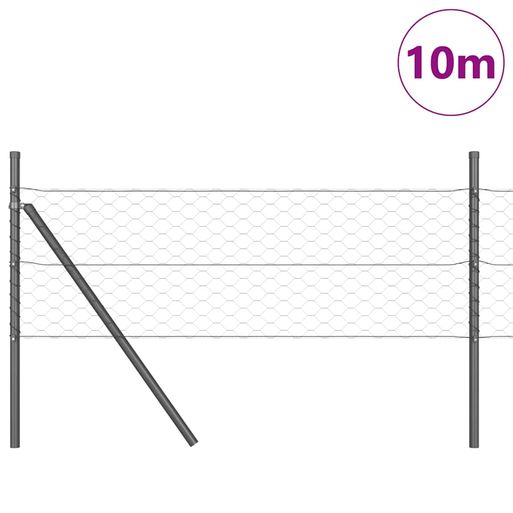 Ground Fix Welded Wire Fence 10 x 0.4 m (W x H)