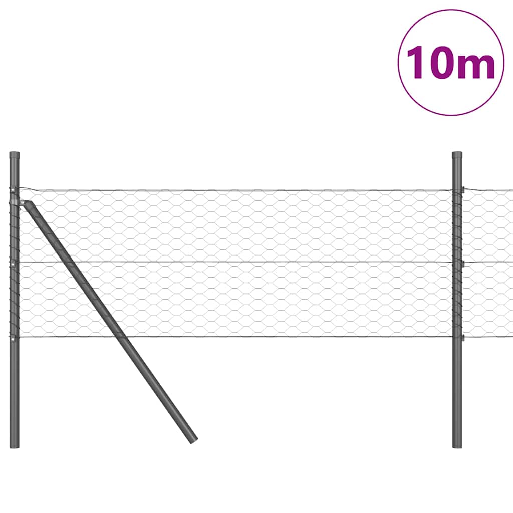 Ground Fix Welded Wire Fence 10 x 0.5 m (W x H)