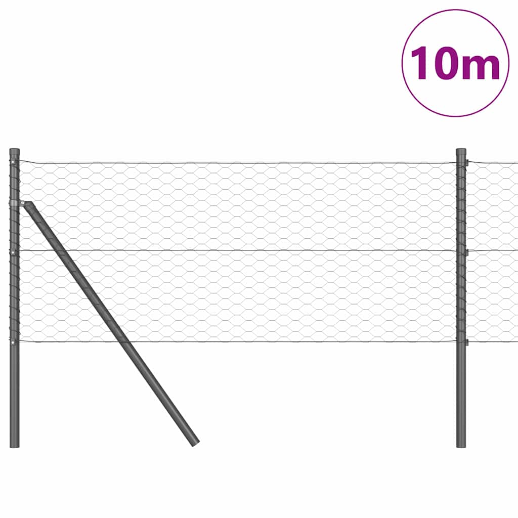 Ground Fix Welded Wire Fence 10 x 0.6 m (W x H)