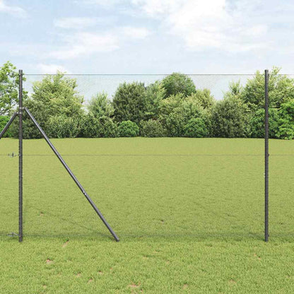 Fence Post Grey 10 x 1.5 m (13 mm mesh) Steel and PVC