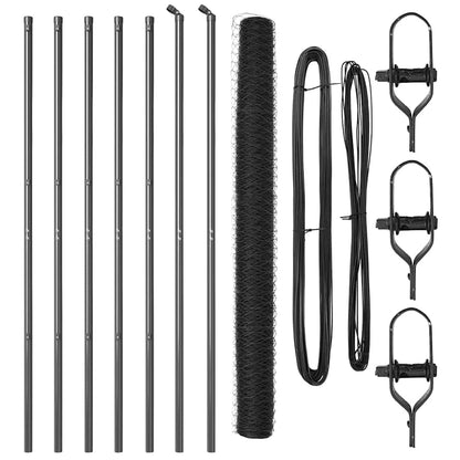Ground Fix Welded Wire Fence 10 x 1.6 m (W x H)