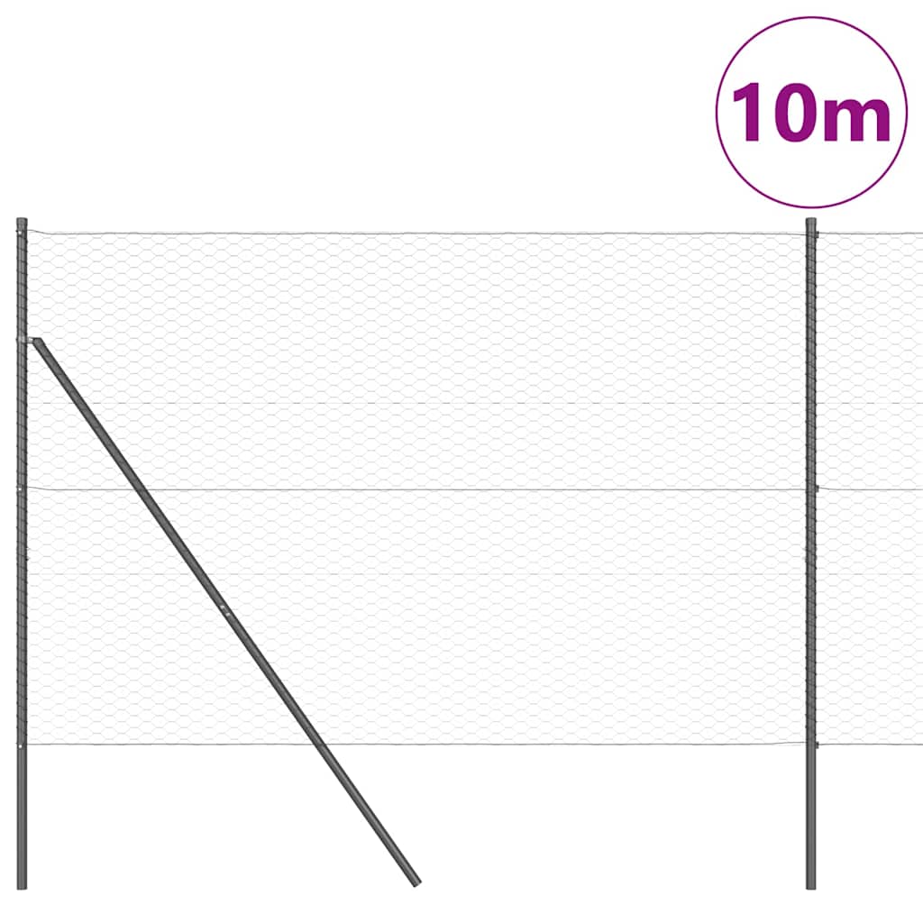 Ground Fix Welded Wire Fence 10 x 1.6 m (W x H)