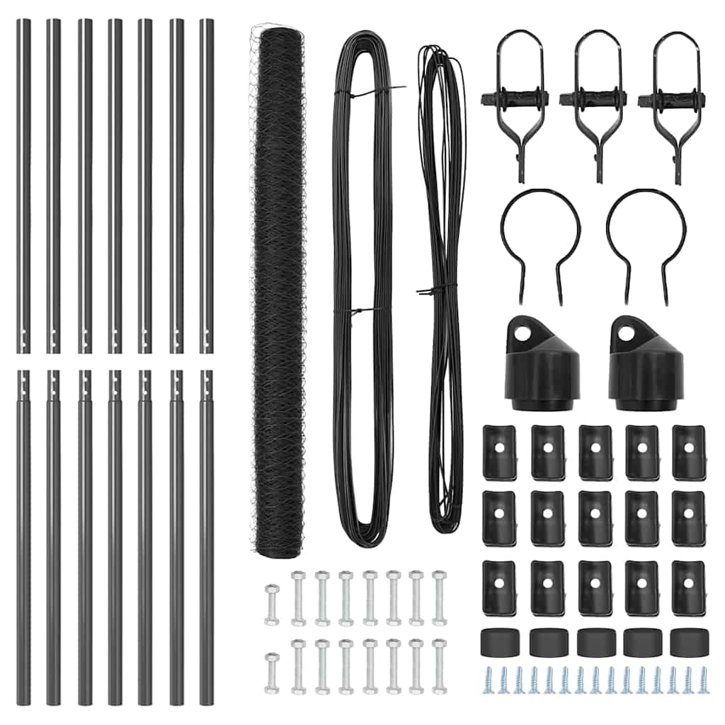 Ground Fix Welded Wire Fence 10 x 1.6 m (W x H)