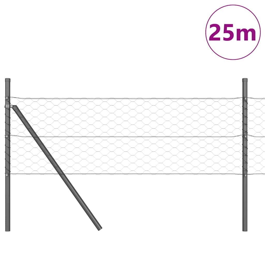 Ground Fix Welded Wire Fence 25 x 0.4 m (W x H)