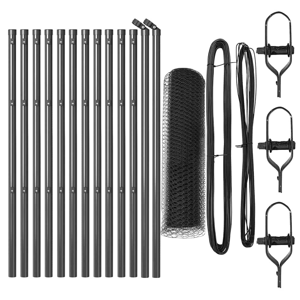 Ground Fix Welded Wire Fence 25 x 0.6 m (W x H)