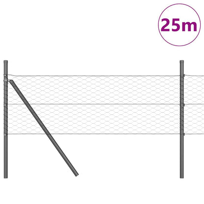 Ground Fix Welded Wire Fence 25 x 0.8 m (W x H)