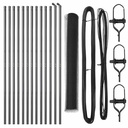 Fence Post Grey 25 x 1 m (25 mm mesh) Steel