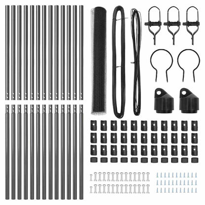 Fence Post Grey 25 x 1 m (25 mm mesh) Steel