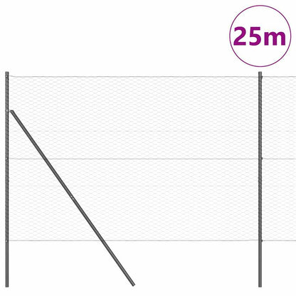 Ground Fix Welded Wire Fence 25 x 1.5 m (W x H)