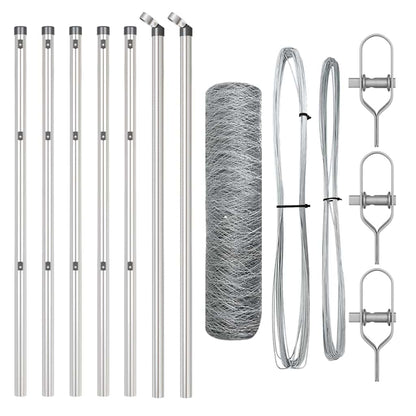 Ground Fix Welded Wire Fence 10 x 0.4 m (W x H)