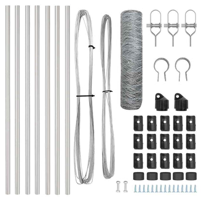 Ground Fix Welded Wire Fence 10 x 0.4 m (W x H)