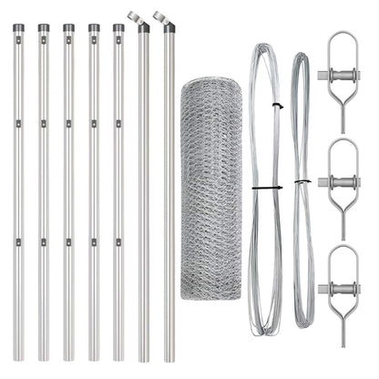 Ground Fix Welded Wire Fence 10 x 0.8 m (W x H)