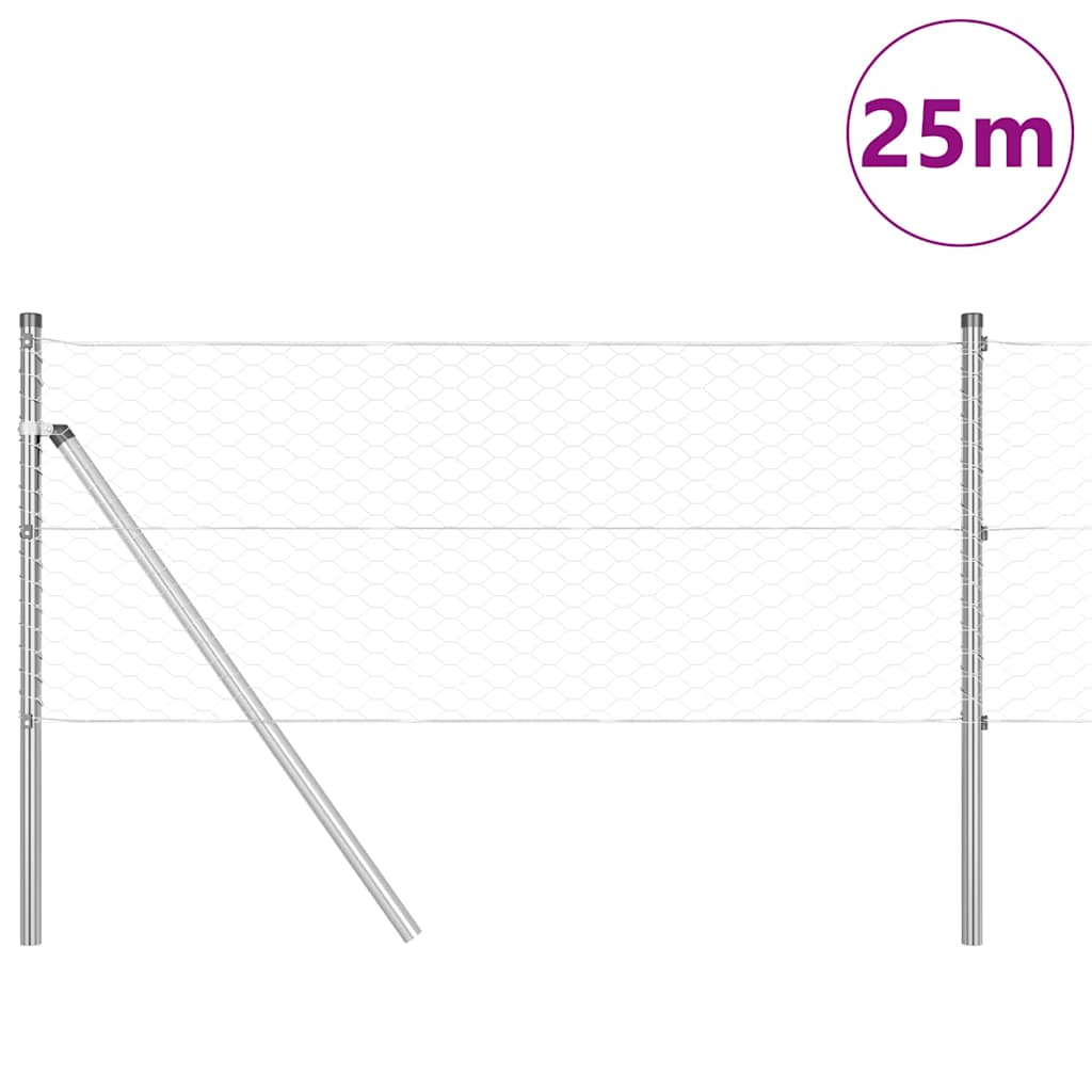 Ground Fix Welded Wire Fence 25 x 0.6 m (W x H)