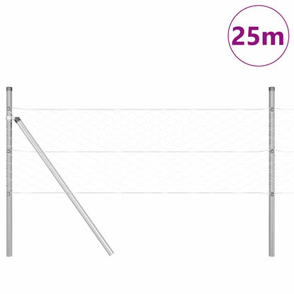 Ground Fix Welded Wire Fence 25 x 0.8 m (W x H)