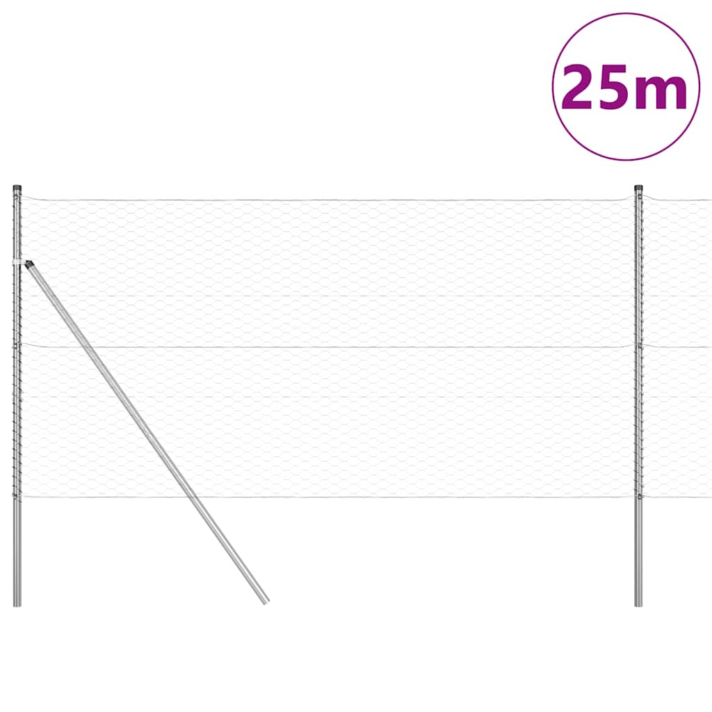 Ground Fix Welded Wire Fence 25 x 1.4 m (W x H)