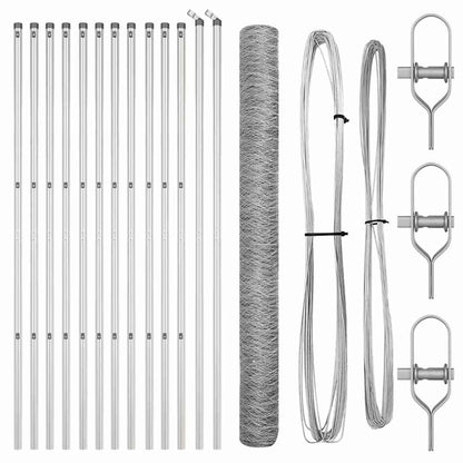 Ground Fix Welded Wire Fence 25 x 1.5 m (W x H)