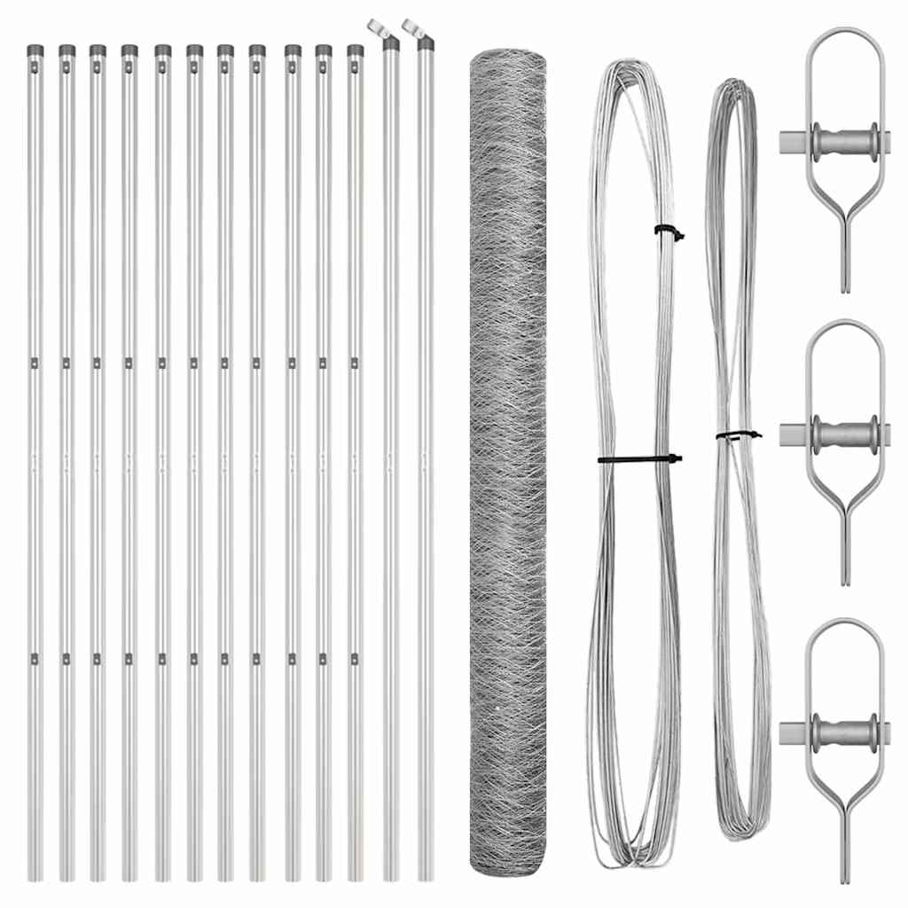 Ground Fix Welded Wire Fence 25 x 1.6 m (W x H)