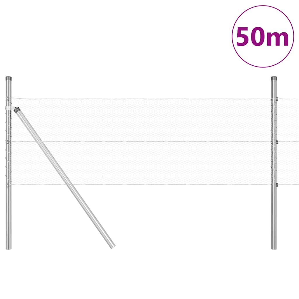 Ground Fix Welded Wire Fence 50 x 0.5 m (W x H)
