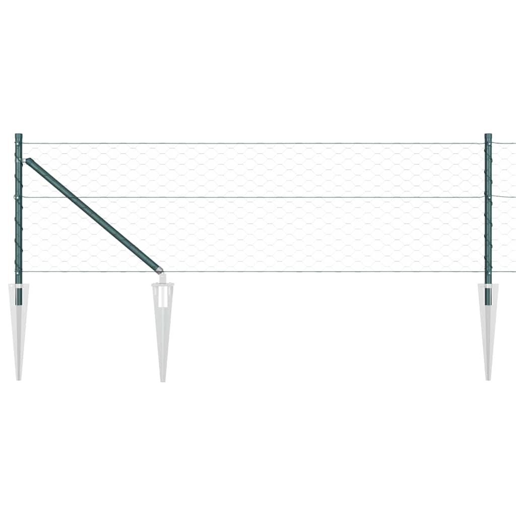 Welded Wire Fence with Spikes 10 x 0.6 m (W x H)