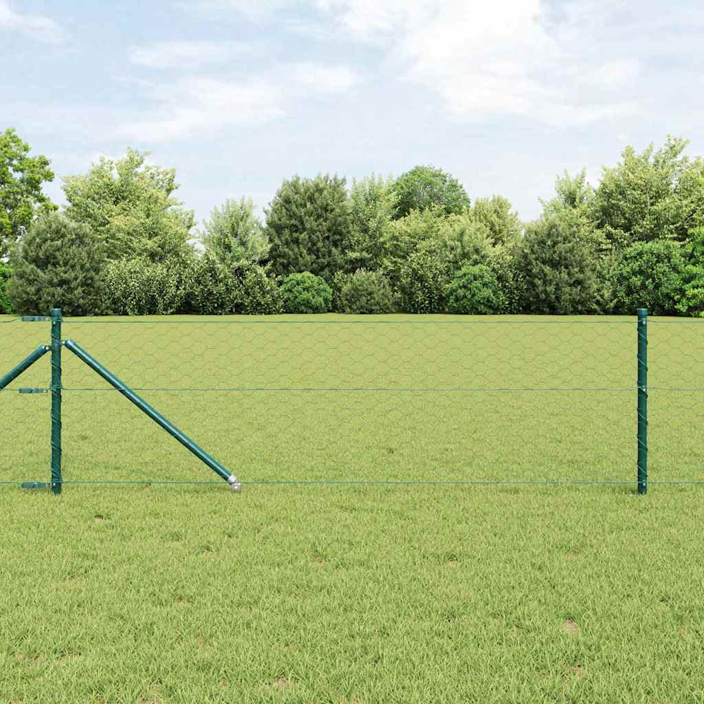 Welded Wire Fence with Spikes 25 x 0.6 m (W x H)