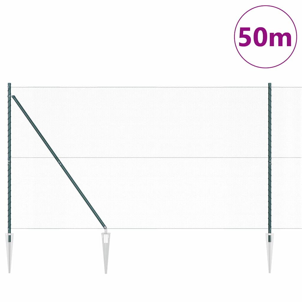 Welded Wire Fence with Spikes 50 x 1.5 m (W x H)