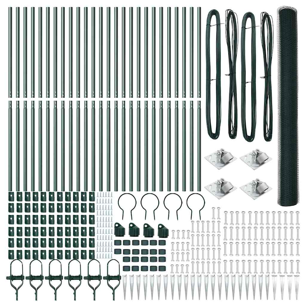 Welded Wire Fence with Spikes 50 x 1.5 m (W x H)