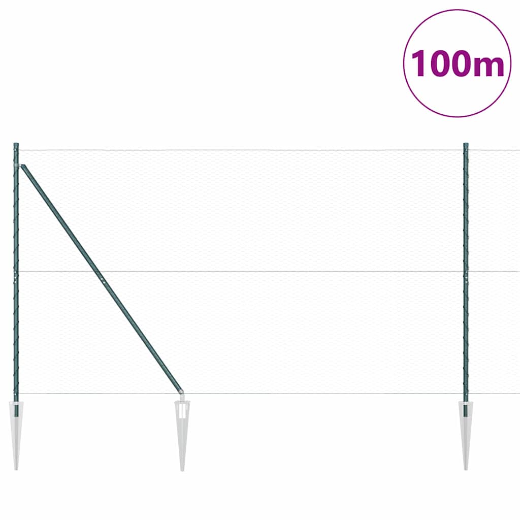 Welded Wire Fence with Spikes 100 x 1.6 m (W x H)