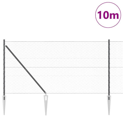 Welded Wire Fence with Spikes 10 x 1.4 m (W x H)