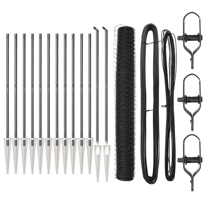 Welded Wire Fence with Spikes 25 x 1.2 m (W x H)