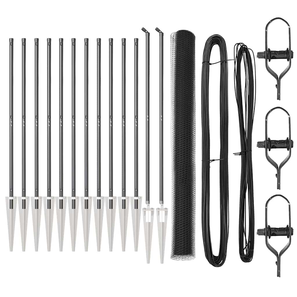 Fence Post Grey 25 x 1.5 m (25 mm mesh) Steel