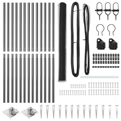 Fence Post Grey 25 x 1.5 m (25 mm mesh) Steel