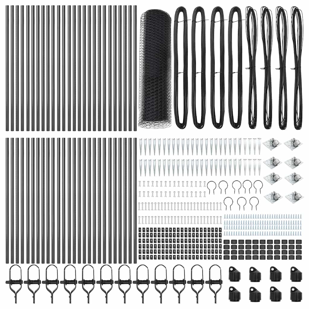 Welded Wire Fence with Spikes 100 x 0.4 m (W x H)