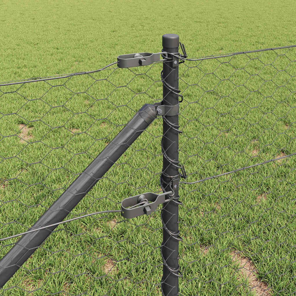 Welded Wire Fence with Spikes 100 x 0.6 m (W x H)