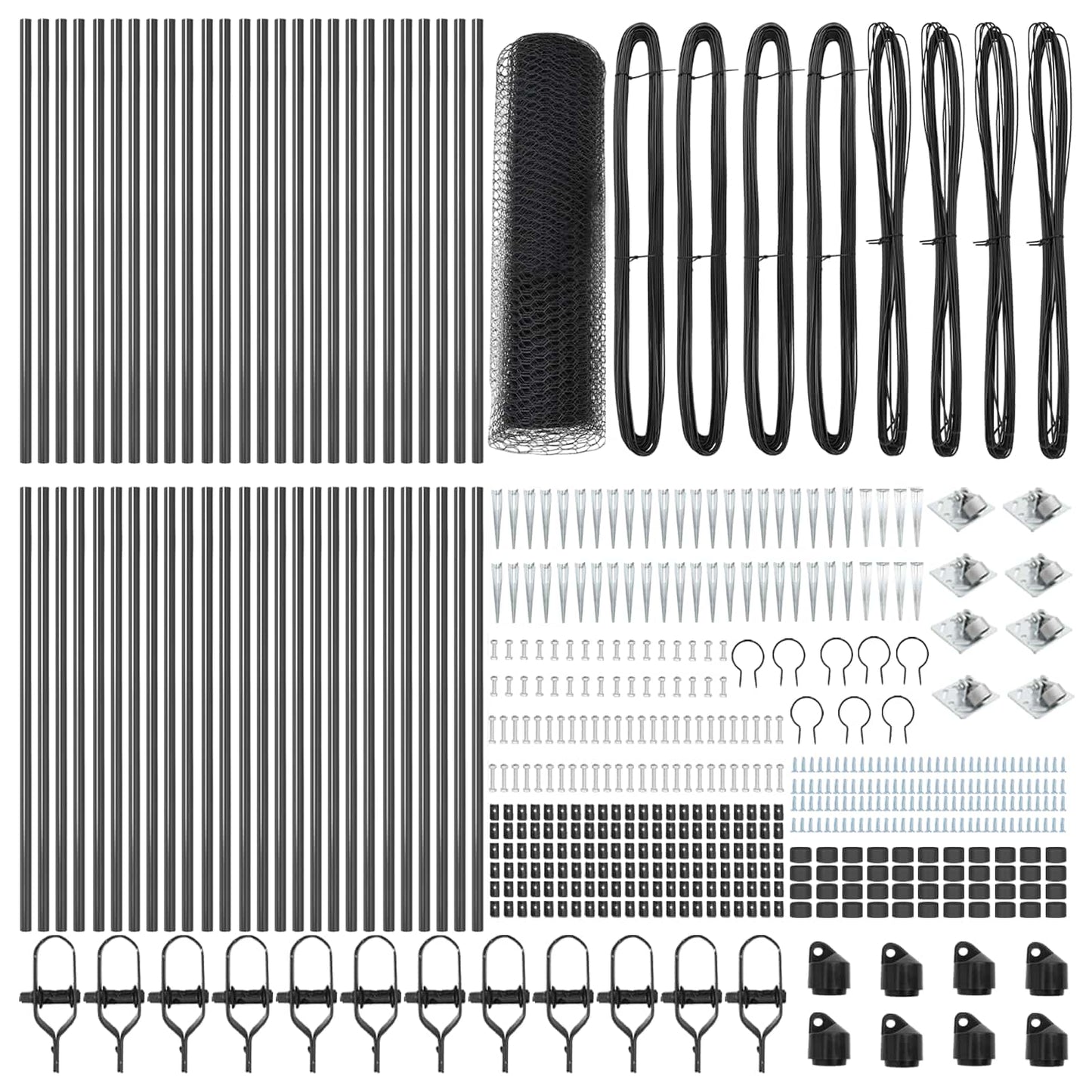 Welded Wire Fence with Spikes 100 x 1 m (W x H)